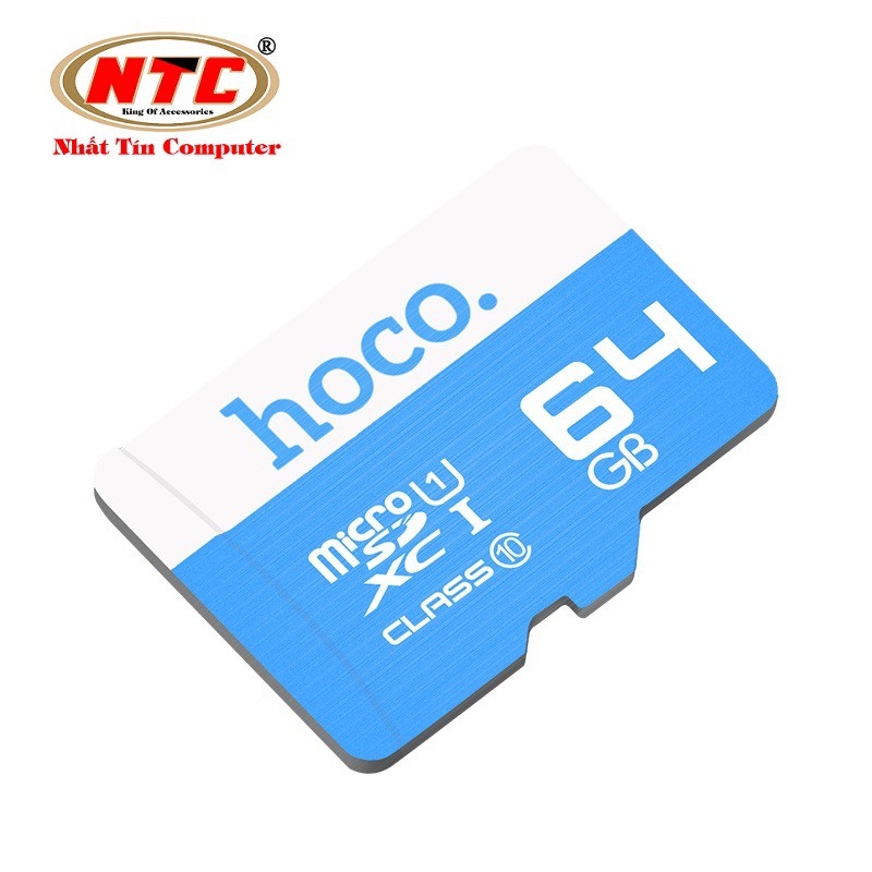 Thẻ nhớ microSDXC Hoco 64GB Class 10 95MB/s - Bảo hành 5 năm (Xanh dương)