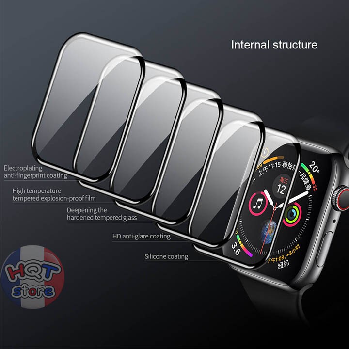 Kính cường lực Nillkin 3D AW+ cho Apple Watch 4 / 5 / 6 / SE Size 44mm/40mm