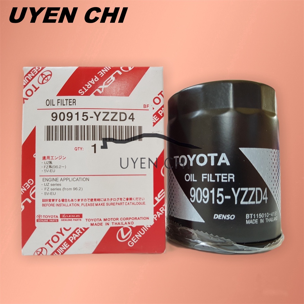 Lọc nhớt, lọc dầu động cơ xe Fortuner, Innova, Prado, Landcruiser, Hilux, Hiace (Mã: 90915 YZZD4 )