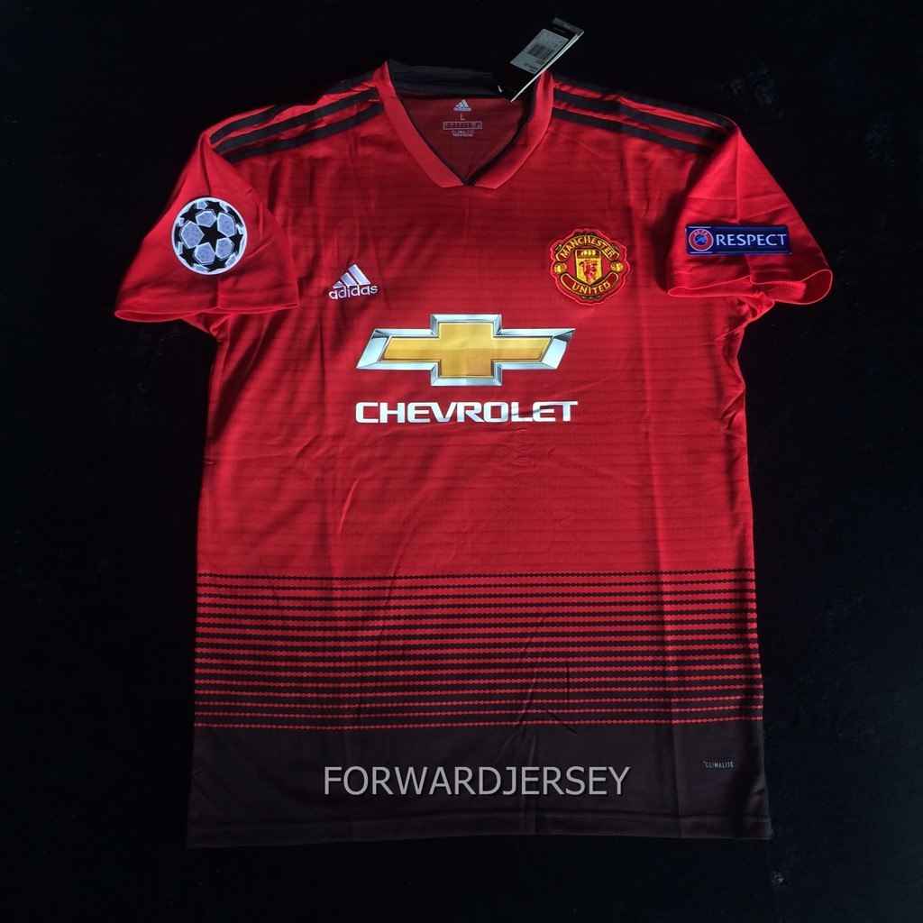 Áo Thun Jersey Manchester United Home Toàn Diện 2018 / 2019