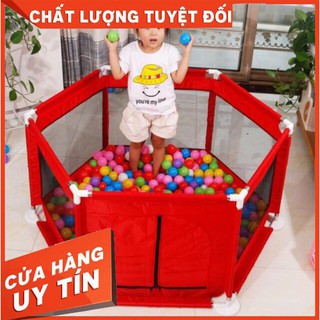 [Mã TOYDEC giảm 10% tối đa 15K đơn từ 50K] QUÂY BÓNG LỤC GIÁC KHUNG THÉP TẶNG KÈM 10 BÓNG