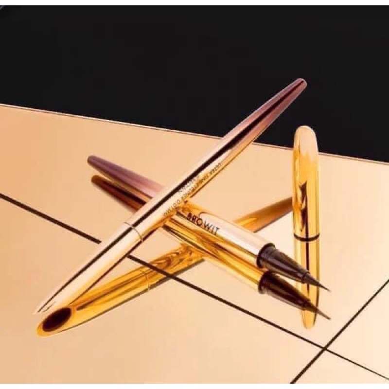 01 Cây Kẻ Mắt BROWIT BY NONGCHAT ULTRA FINE EYELINER 0.01MM Thái Lan
