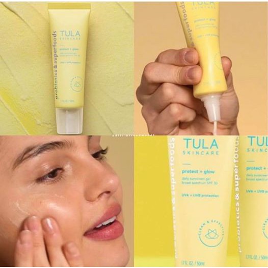 [ Thanh Lý ] Tula Skincare - Kem Chống Nắng Căng Bóng Tula Skincare Protect + Glow Daily Sunscreen SPF 30 50ml