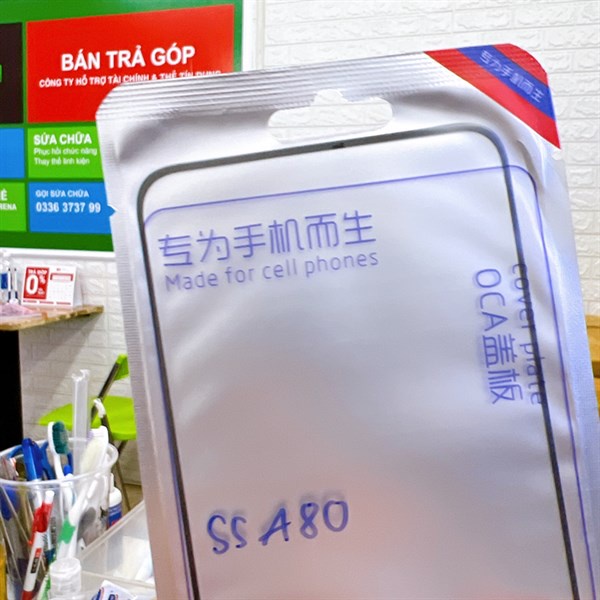 Kính ép OCA Samsung A80