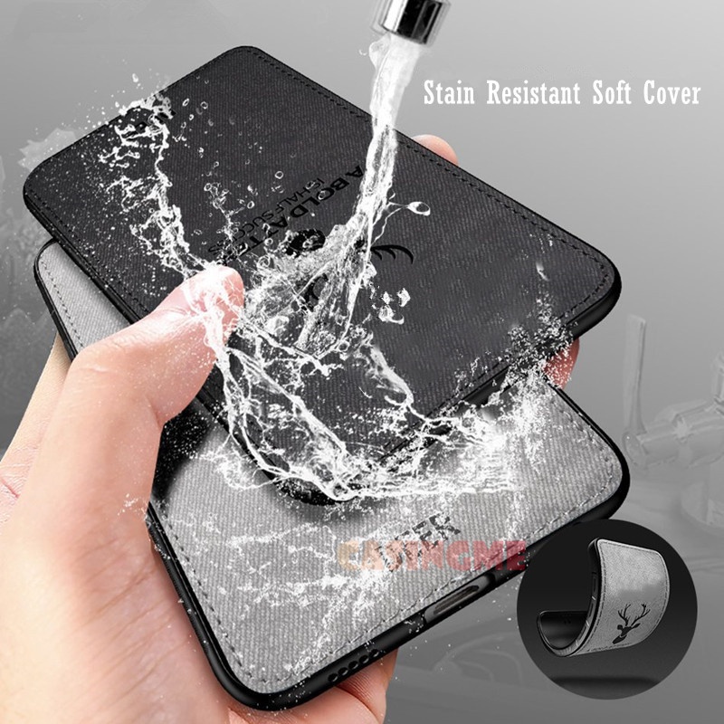 Ốp điện thoại vải in hình hươu thời trang cho Samsung Galaxy S21 S21 + S 21 Ultra Plus 5g