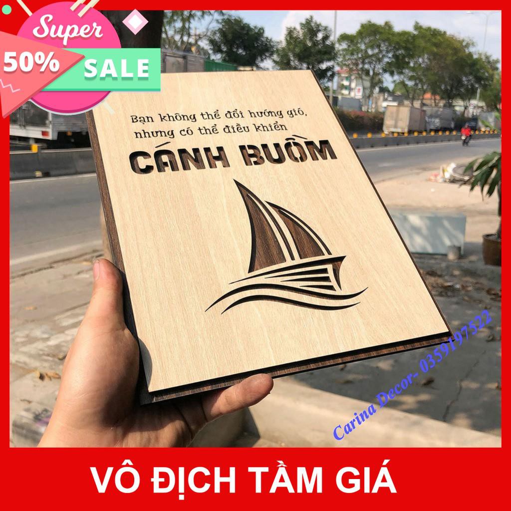 [Hàng cao cấp]- Tranh động lực- Bạn không thể thay đổi hướng gió, nhưng có thể  điều khiển cánh buồm