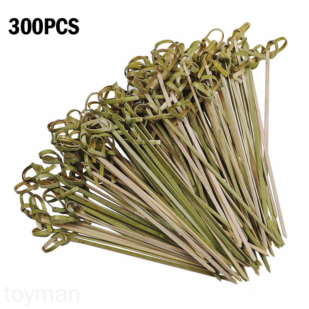 Tăm tre xỉa răng trang trí món tráng miệng