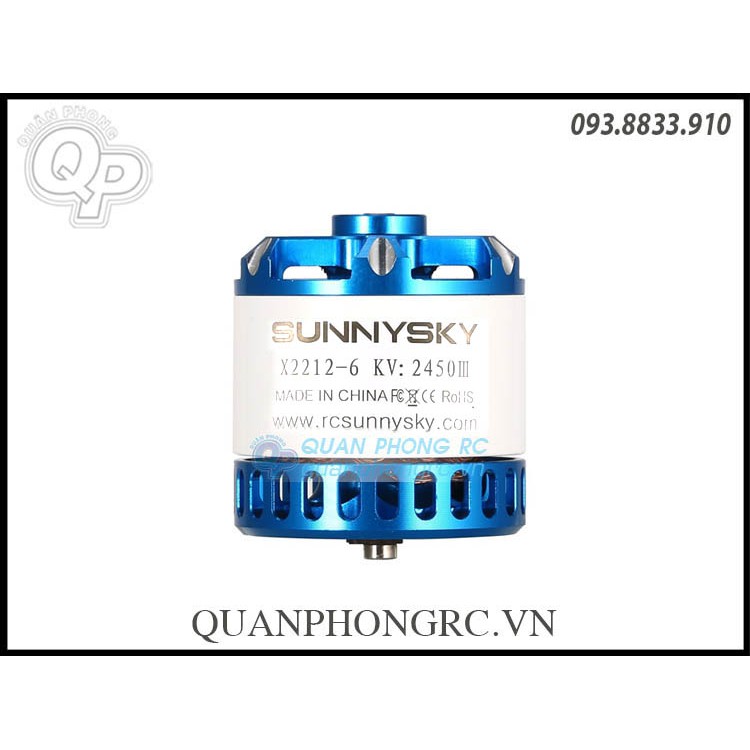 ĐỘNG CƠ Motor Trắng Sunnysky X2212 KV2450 III