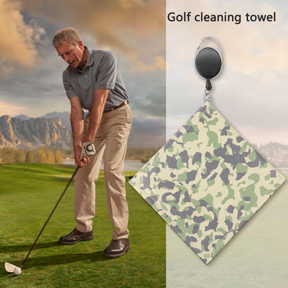 Khăn Lau Bề Mặt Bóng Golf Bằng Da PU Chống Nước Thấm Mồ Hôi