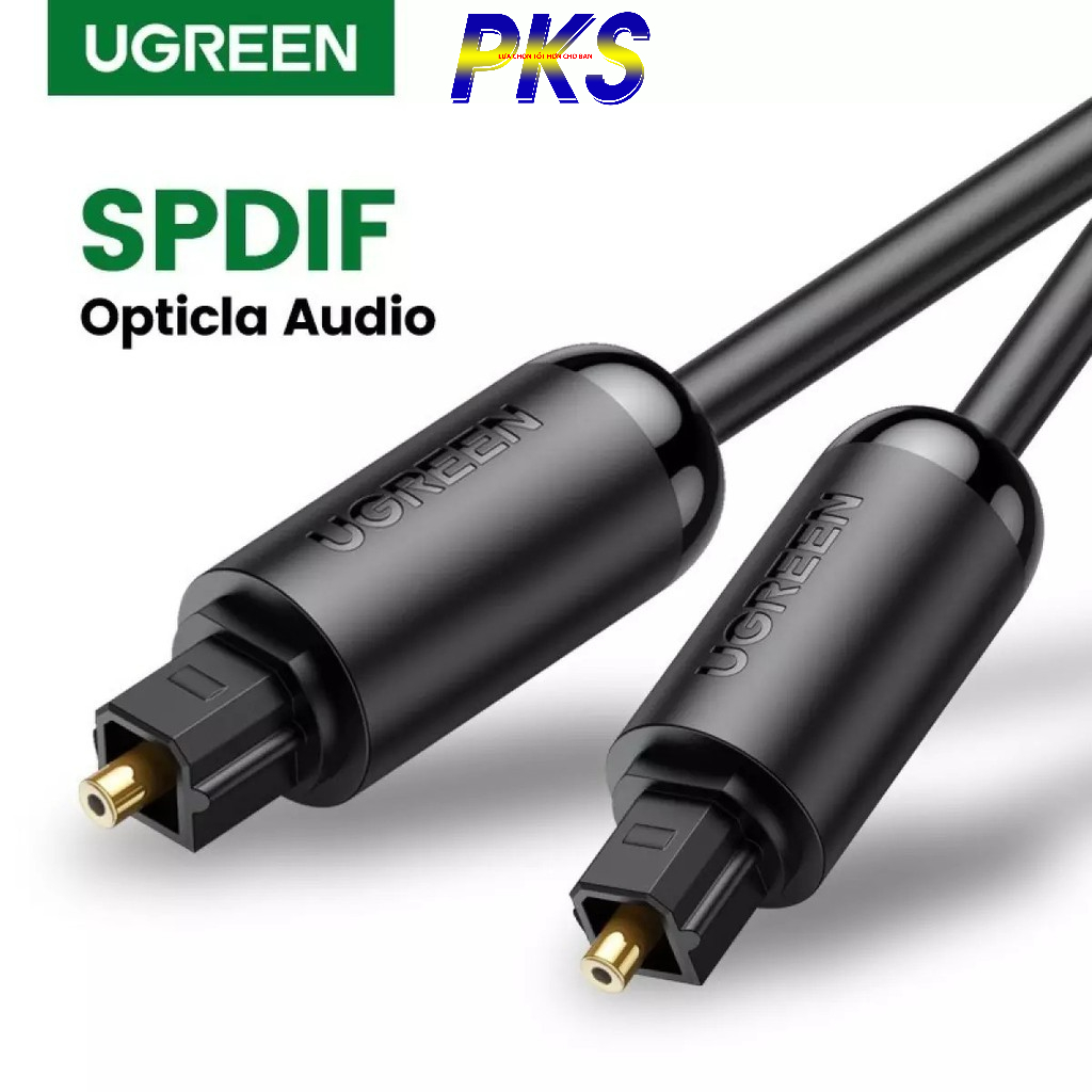 Cáp audio quang Toslink Optical hỗ trợ âm thanh 5.1/ 7.1 dài 1-3m UGREEN 70890 70891 70892 70893