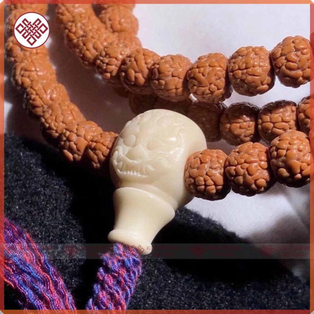 Chuỗi Đeo Tay, Vòng Phong Thủy 108 Hạt Bồ Đề Kim Cang [Kim Cương Hỷ Lạc] 9 Ly