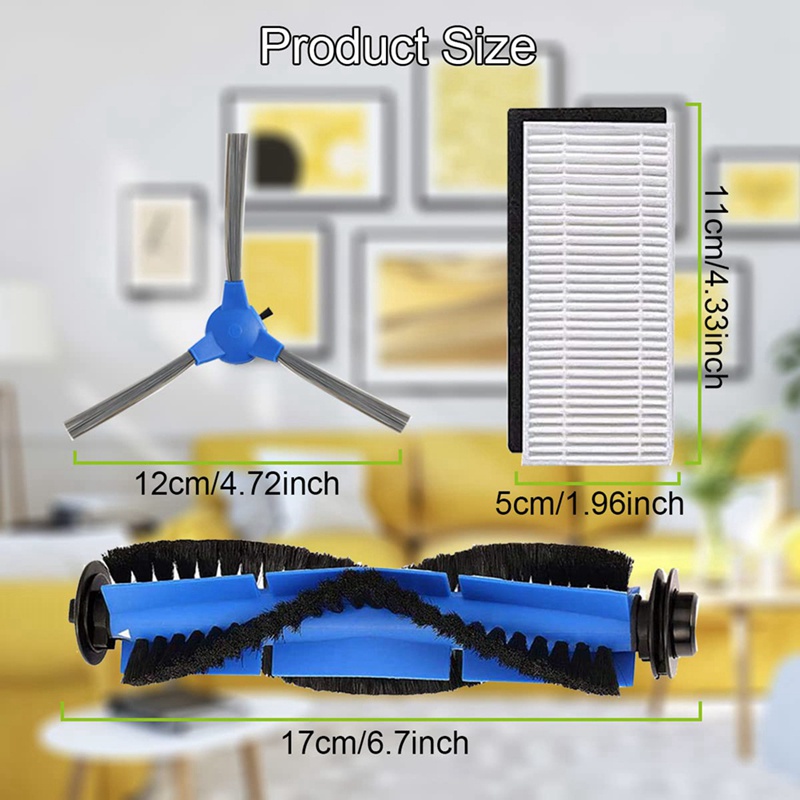 Bộ Phụ Kiện Thay Thế Cho Robot Hút Bụi Eufy 11S 15C 30 30C 12 35C