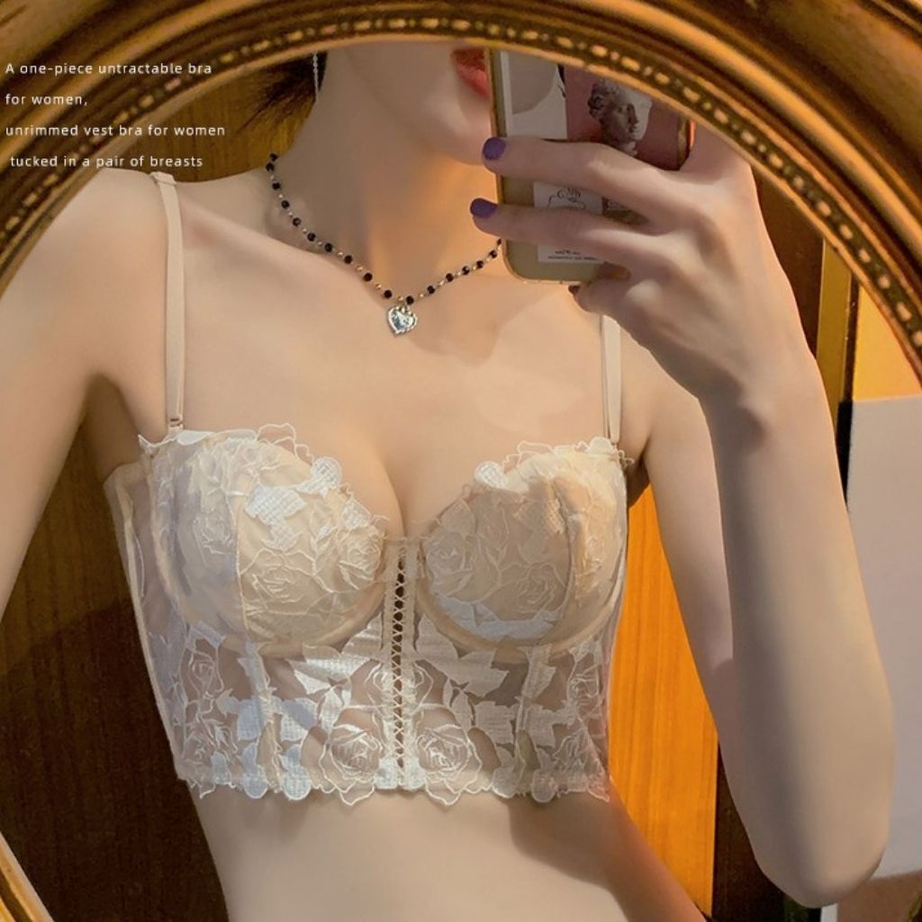 Áo bra nữ ren hoa cao cấp sexy, Áo lót có gọng nâng ngực đệm mút mỏng mềm mại gợi cảm và quyến rũ LANIXA A1982