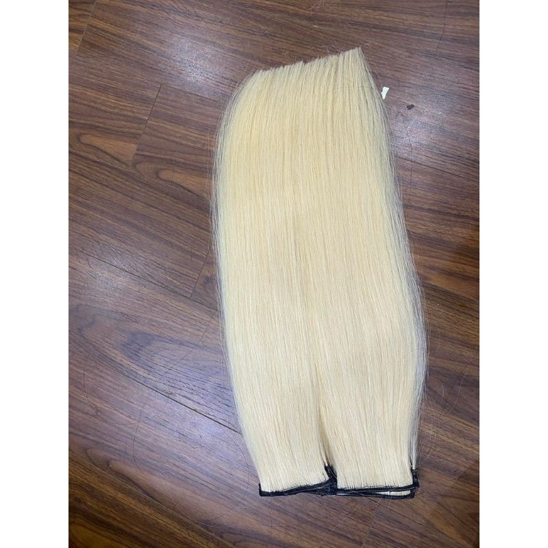 [Tóc Nối Light trắng 50cm 100% tóc thật]