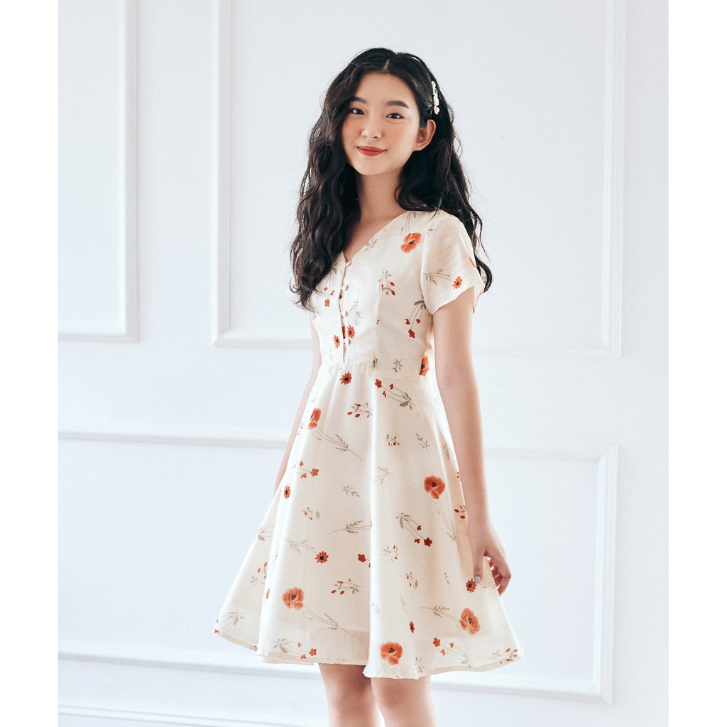 BLEUBIRD Đầm tơ nhũ Kyo Dress