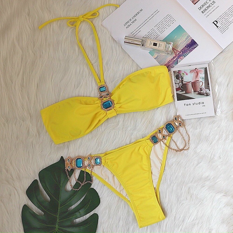 {NHẬP QC LOẠI 1} Bikini đính đá sexy hàng cao cấp