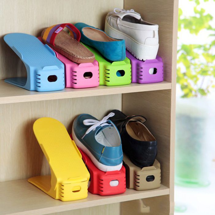 Combo 5 Chiếc Kệ Để Giày Dép Thu Nhỏ, Giá Để Giày Dép Đa Năng