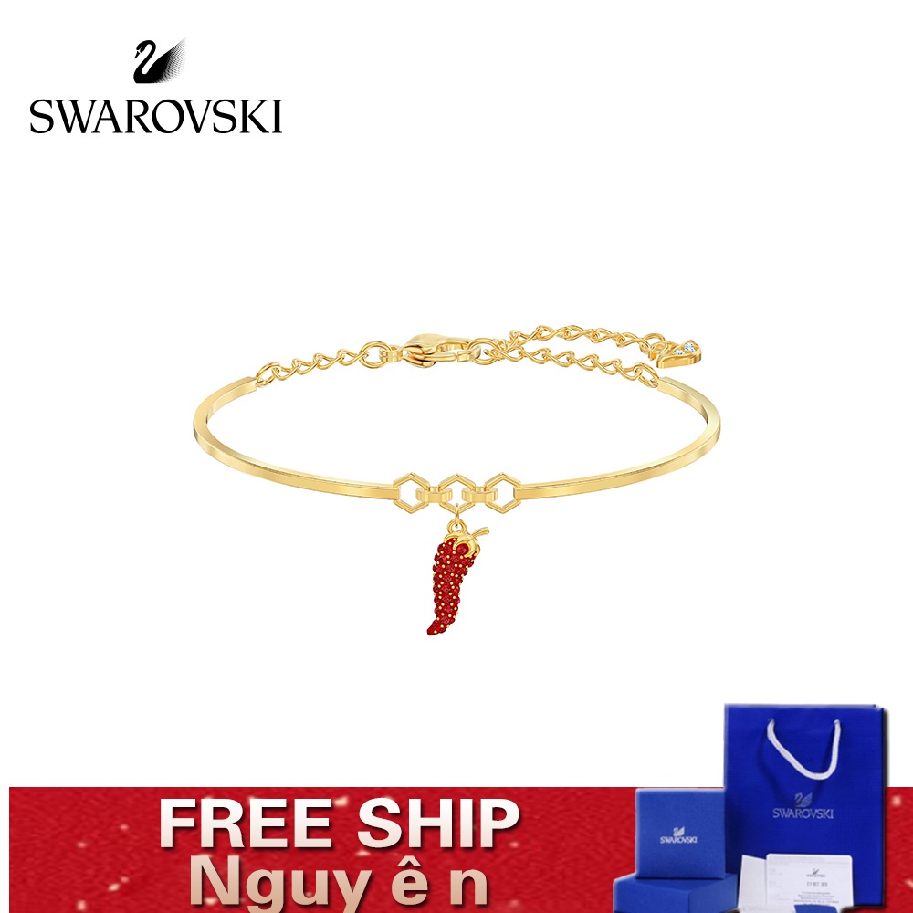 FREE SHIP VòngTay Nữ Swarovski LISABEL Ớt đỏ Sống động và tươi sáng Bracelet Crystal FASHION cá tính Trang sức trang sức đeo THỜI TRANG