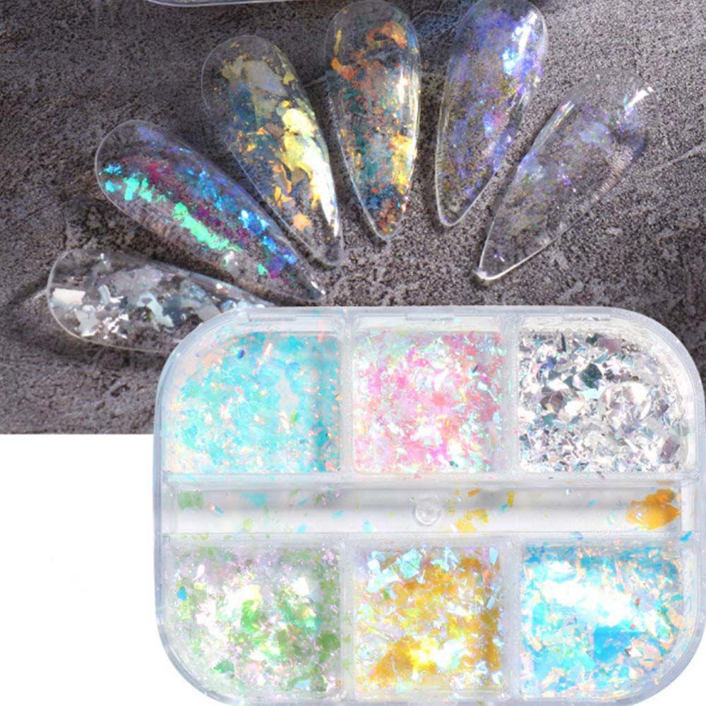 Bột Kim Tuyến Lấp Lánh Trang Trí Móng Tay Nghệ Thuật Sáng Tạo