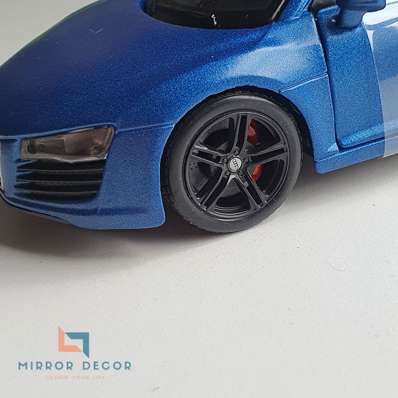 Xe mô hình 1:24 Audi R8, mô hình xe Audi R8 mô phỏng xe đua, siêu xe