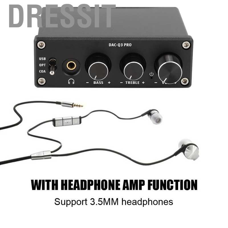 Bộ giải mã âm thanh tai nghe Ac-Q3 Pro Dac hỗ trợ tai nghe 3.5mm chất lượng cao