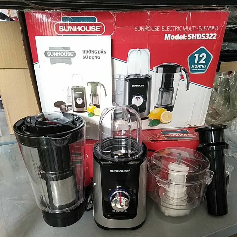 Máy say sinh tố đa năng Sunhouse chính hãng SHD5322 SHD5323