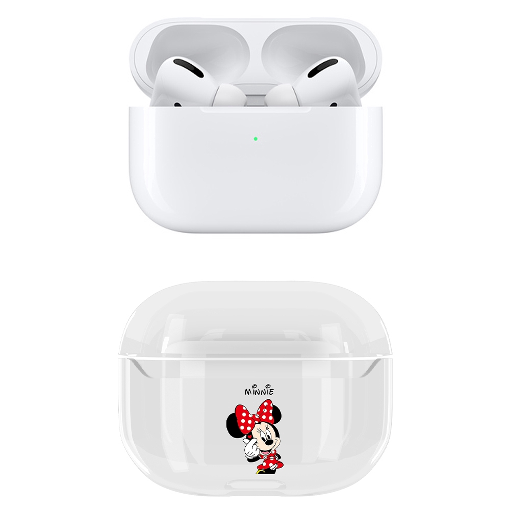 Vỏ bảo vệ hộp sạc tai nghe Bluetooth PC họa tiết hoạt hình dễ thương cho Apple Airpods Pro