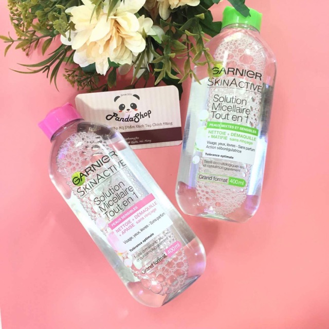 Tẩy trang garnier pháp 400ml