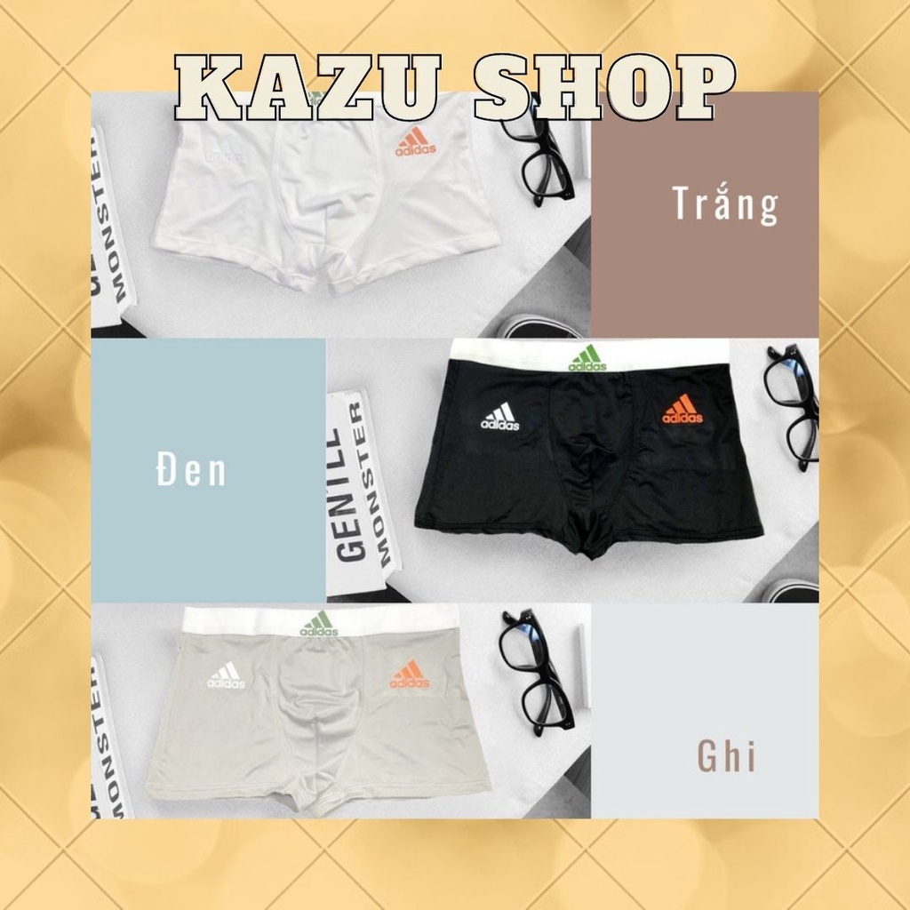 Combo 3 quần sịp đùi nam sexy thun lạnh boxer cao cấp KAZU SHOP