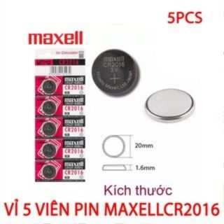 Pin cr2032 maxell - 1 vỉ / 5 cục pin