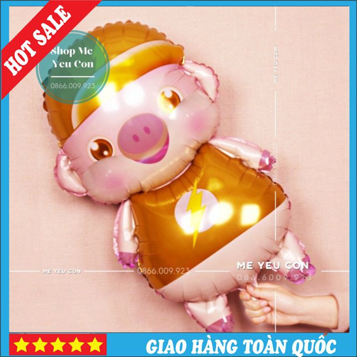 Bóng Heo Trang Trí Sinh Nhật Sự Kiện 36inch, Phụ Kiện Trang Trí Sinh Nhật Đẹp, Bóng Heo Peppa