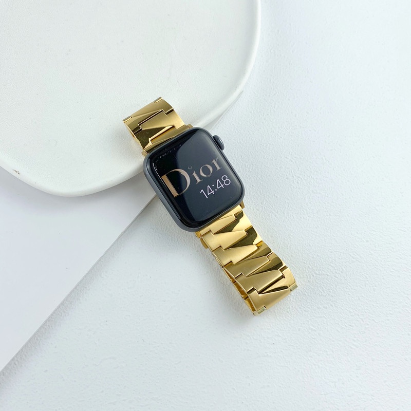 Dây Đeo Bằng Thép Không Gỉ Cho Đồng Hồ Thông Minh Apple Watch Series 7 6 SE 5 4 3 2 1 Bnad Correa 38 40 41 42 44 45mm