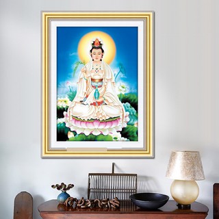 Tranh đính đá phật bà quan âm fs2491 56x75cm