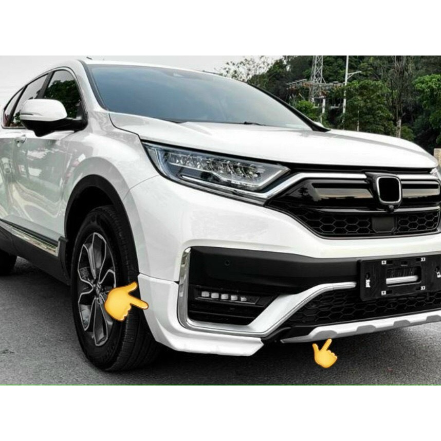 Ốp chống đá văng Honda Crv 2020-2021, bộ cản trước sau CRV. Có 3 màu trắng, đen, carbon