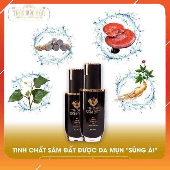 Tinh Chất Sâm Đất, Đánh Bay Mụn Nhanh Chong, Tái Tạo Da, Giảm Thâm, Se Khích Lỗ Chân Lông, 50ml Chính Hãng