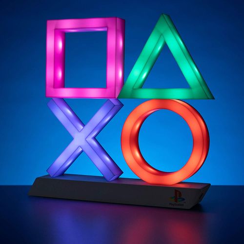 Đèn Led PS4 Icons Light Playstation Nháy Theo Nhạc, Cảm Biến Âm Thanh, Trưng Bày Bàn Máy Tính