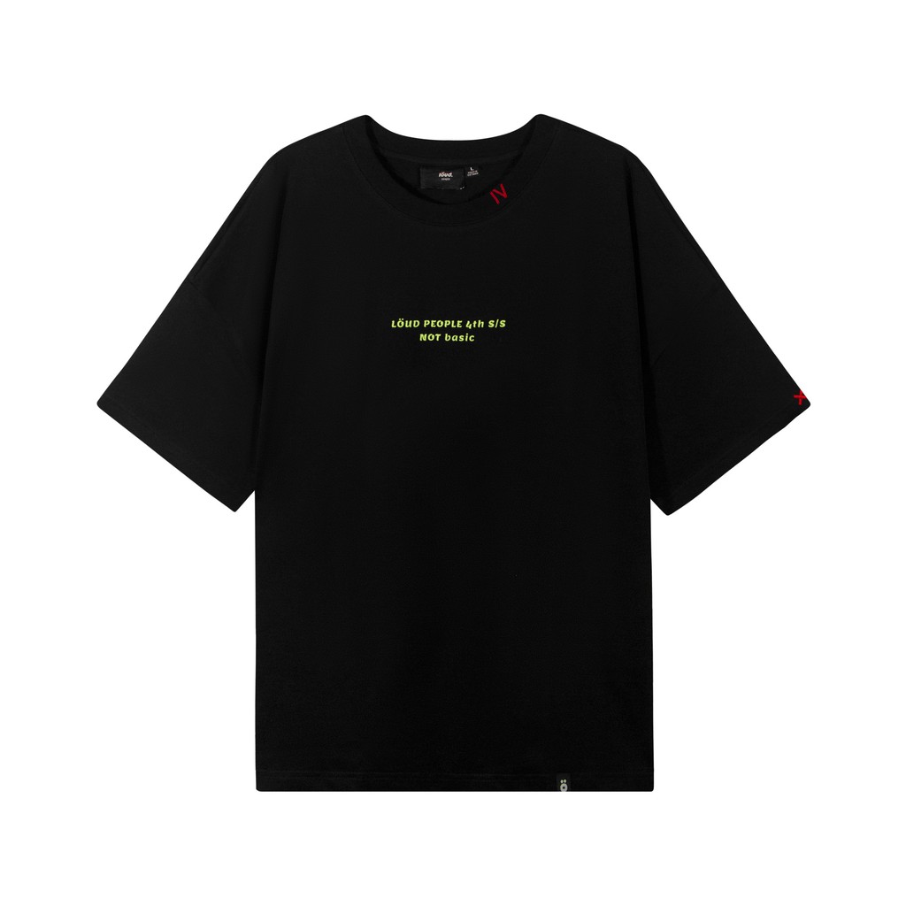 Áo thun LOUD Not Basic - Pure Black