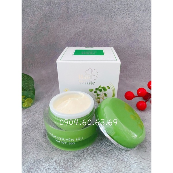 Kem HANI WHITE 20g Nám Chuyên Sâu - Siêu Nám-Tàn Nhang-Đôi Mồi -Se Khit Lỗ Chân Lông HANIWHITE