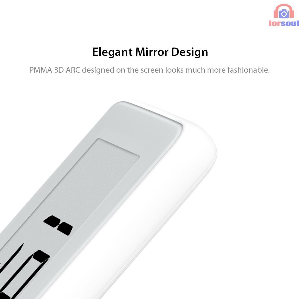 Nhiệt Kế Cảm Biến Độ Ẩm Điện Tử Xiaomi Mi Kiêm Đồng Hồ Kỹ Thuật Số Thông Minh Đa Năng Không Dây BT