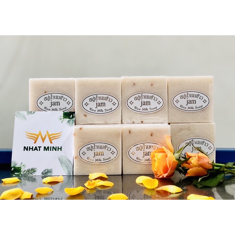 Xà Phòng Cám Gạo Thái Lan Rice Milk Soap Dưỡng Ẩm Mềm Mịn (Lẻ 1 Bánh) | BigBuy360 - bigbuy360.vn
