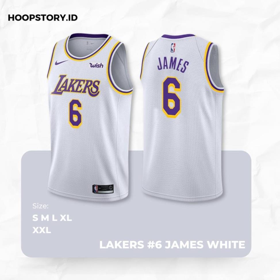 Áo Bóng Rổ NBA LAKERS 6 LEBRON JAMES 21/22 Chất Lượng 757) ⚡