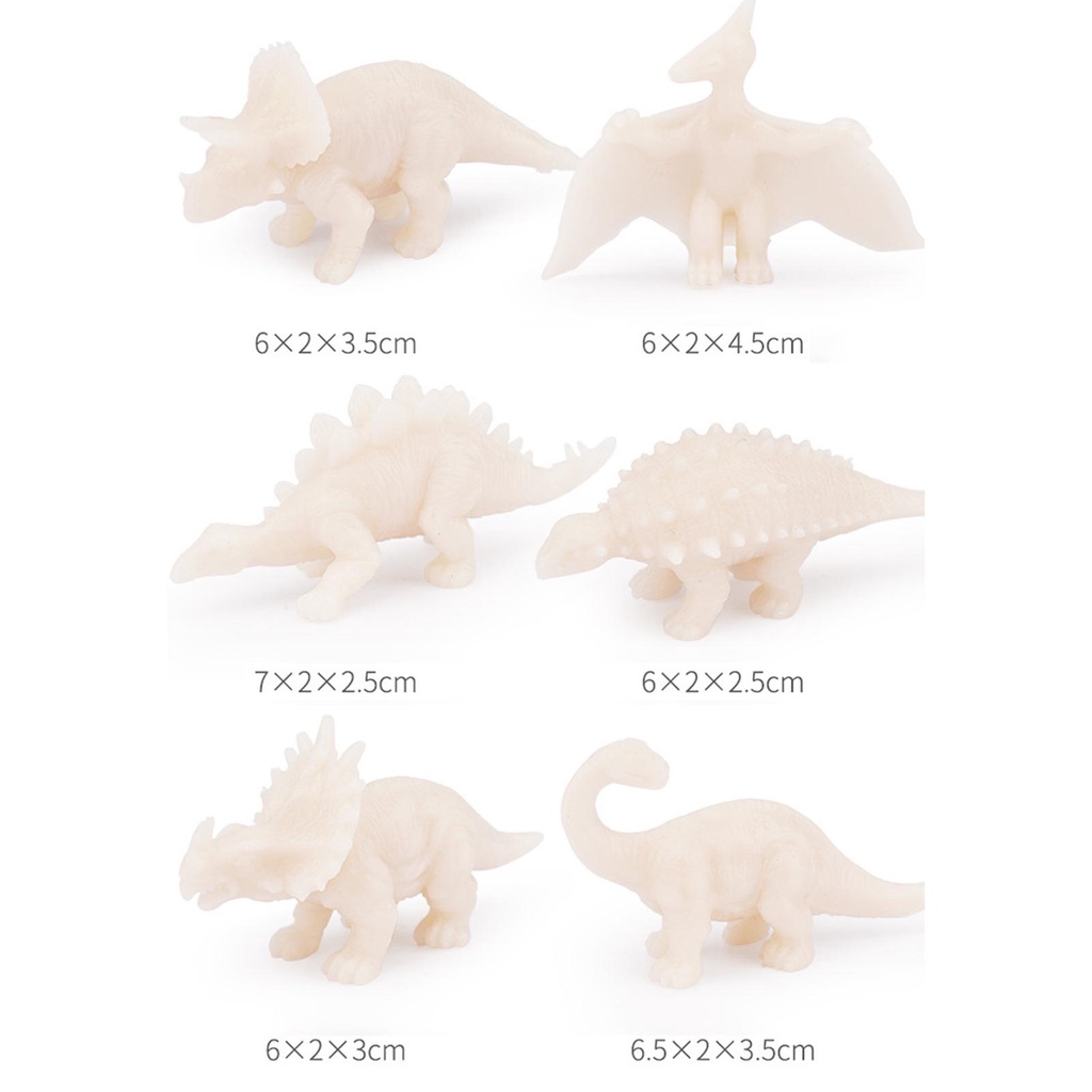 Bộ 6 Món Đồ Chơi Vẽ Khủng Long 3D DIY Dành Cho Trẻ Em