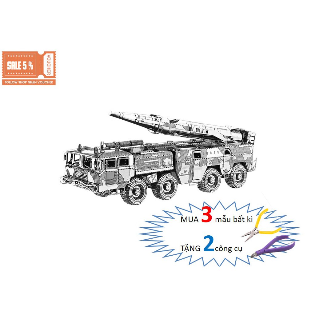 Mô Hình Lắp Ráp 3d Tên Lửa Tự Hành DF-11A