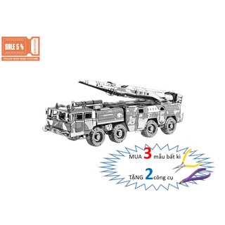 Mô hình lắp ghép kim loại 3d tên lửa tự hành df-11a