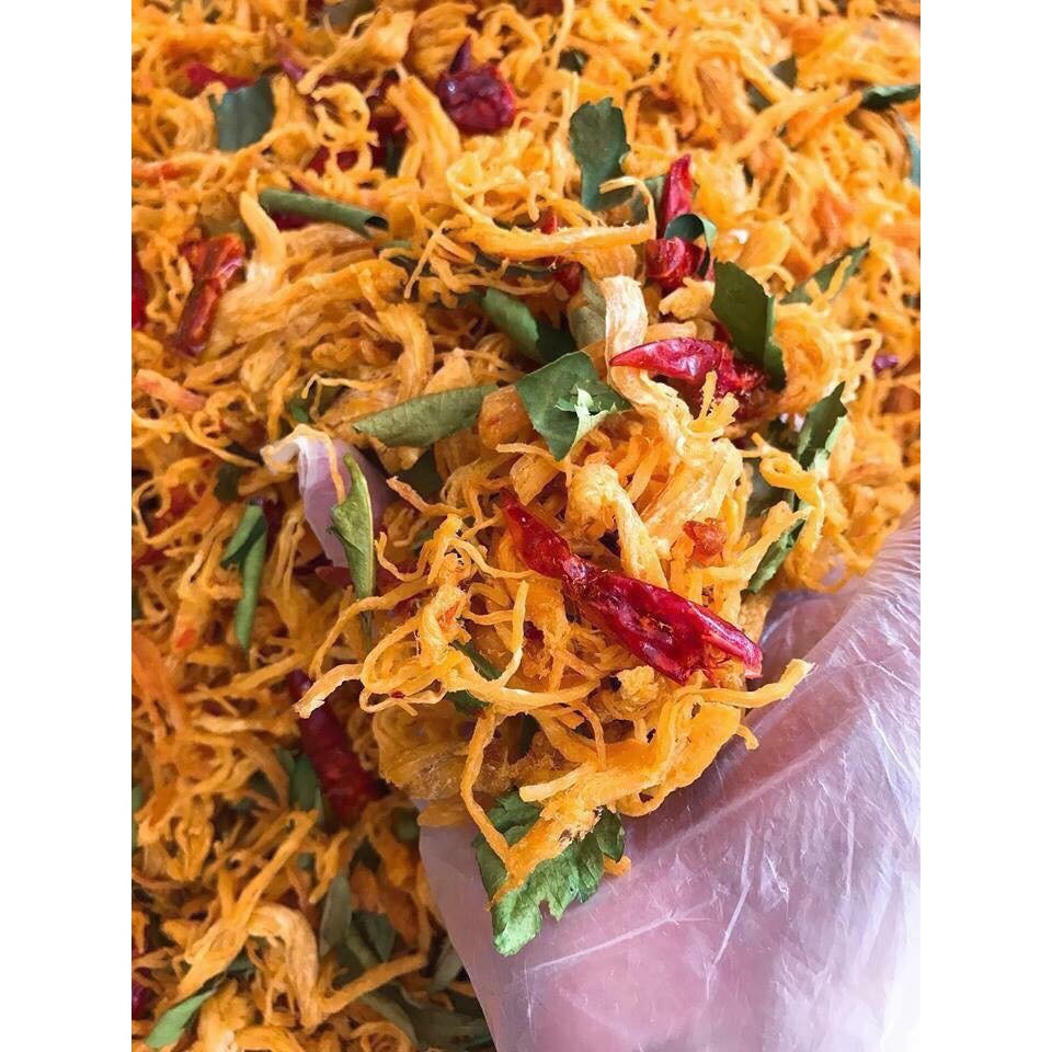 Tạng kèm hàng mẫu ăn thử  khi mua 0.5 kg_ Khô Gà Lá Chanh Thơm Ngon Đặc Biệt - Date Mới Hàng Tuần #hatsaythanhcong | BigBuy360 - bigbuy360.vn