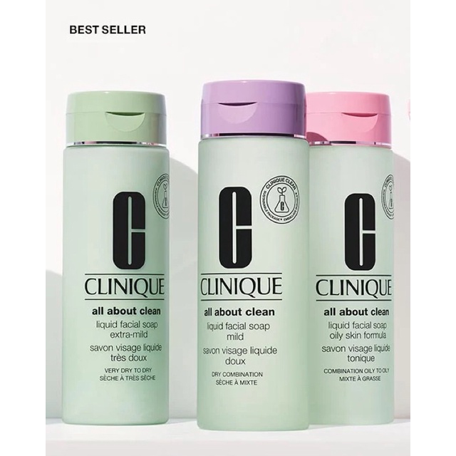 Sữa rửa mặt CLINIQUE LIQUID MILD da hỗn hợp và da khô