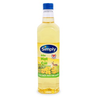 Dầu hạt cải Simply chai 1L