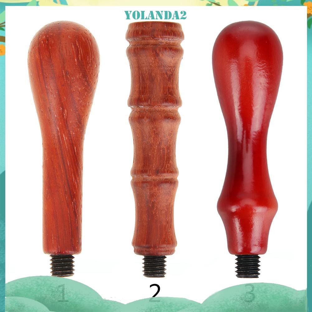 Tay Cầm Bằng Gỗ Cho Con Dấu Phong Cách Retro Độc Đáo