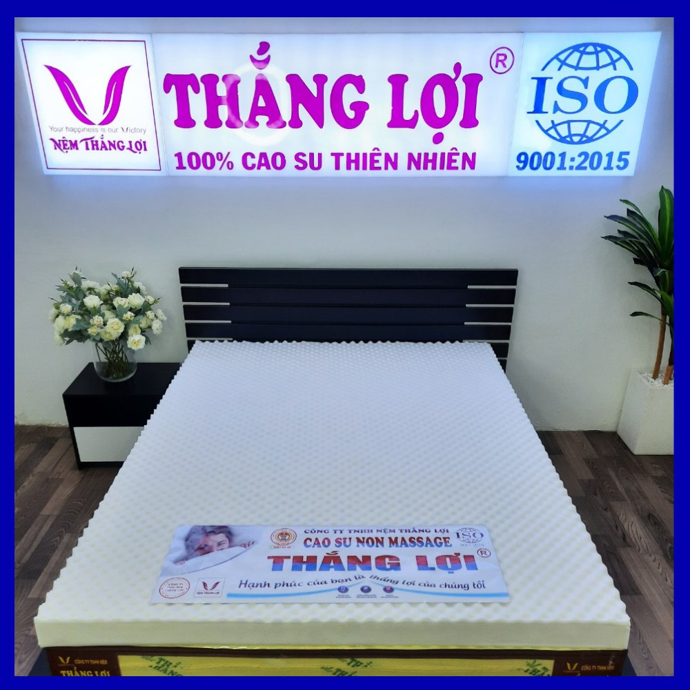 Nệm Cao Su Non Thắng Lợi Tính Năng Massage Giúp Cơ Thể Thoải Mái Khi Ngủ Bảo Hành 15 Năm Tận Xưởng Chính Hãng 100%