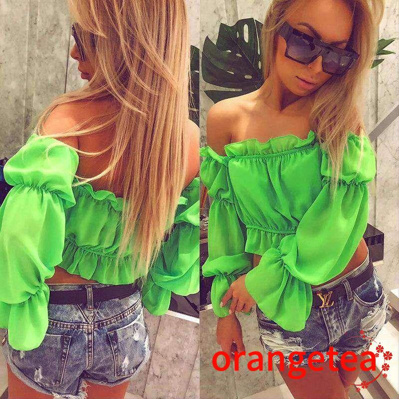 Áo kiểu chiffon nữ tay dài đính nơ lớn xinh xắn | BigBuy360 - bigbuy360.vn